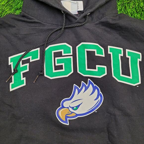 Florida Gulf Coast University Hoodie XS 17x22 Black FCGU - Picture 9 of 13
